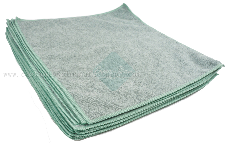 China Bulk washing microfiber towel Supplier Custom ribbed towels Factory